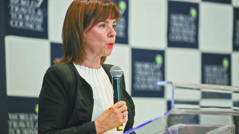 Julia Simpson, Presidenta y CEO del Consejo Mundial de Viajes y Turismo (WTTC, por sus siglas en inglés)