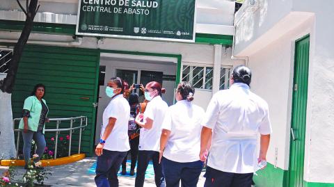 CIUDAD DE M…XICO, 19JULIO2023.- Esta maÒana se inaugurÛ un nuevo Centro de Salud ubicado en la Central de Abasto, el cual atender· a miles de visitantes apartir de este dÌa. FOTO: DANIEL AUGUSTO /CUARTOSCURO.COM