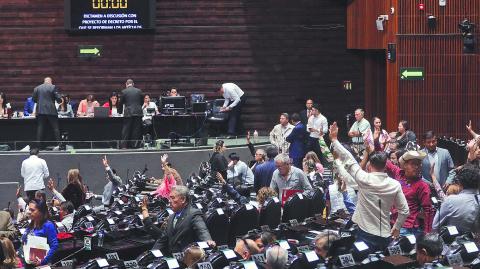 Apenas la semana pasada, se había trazado la fechas legislativas de las reformas de AMLO. Foto EE: Eric Lugo