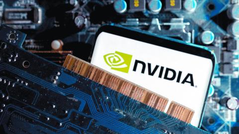 FILE PHOTO: Illustration shows NVIDIA logo