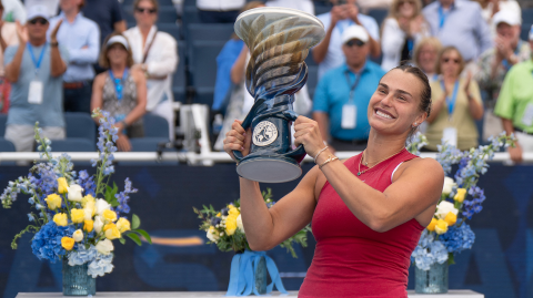 Aryna Sabalenka, tenista bielorrusa. Foto: Reuters