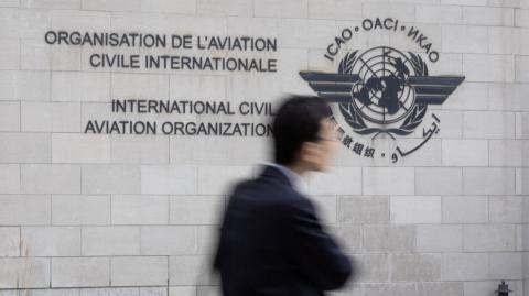 Fachada de la agencia de la Organización de Aviación Civil Internacional (OACI). Foto: Reuters