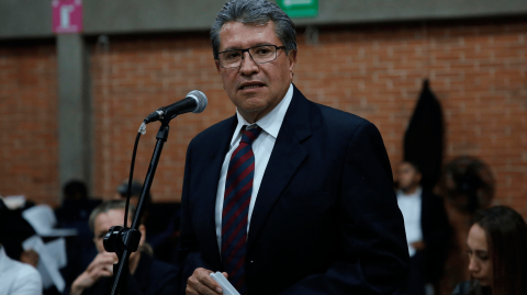 Ricardo Monreal,  líder parlamentario de Morena en la Cámara de Diputados. Foto EE: Cortesía / Cámara de Diputados