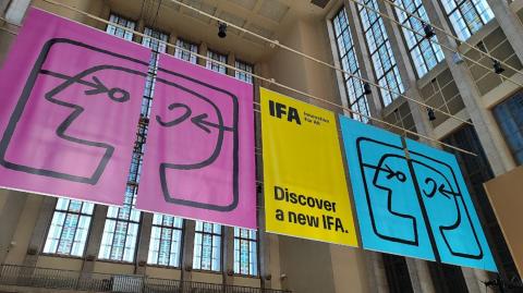 La exposición de IFA, la cual se presenta en el Palais de Messe Berlin. Foto EE: Rodrigo Riquelme.