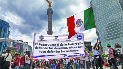 La directora de la Jufed llamó a la resistencia legal, aunque reconoció que la batalla no será fácil.Foto EE: Rosario Servín