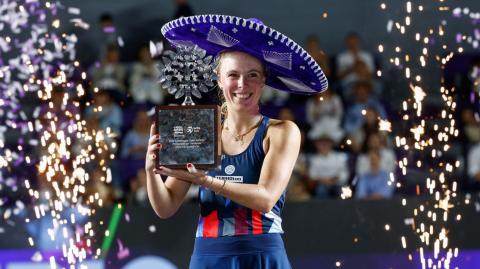  Magdalena Frech se impuso a Olivia Gadecki. Foto: Cortesía Abierto de Guadalajara