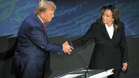 Donald Trump y Kamala Harris. Foto: Archivo