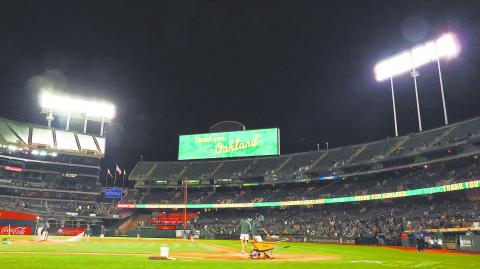 El estadio Oakland Coliseum