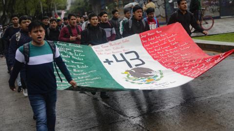 10° Aniversario del caso Ayotzinapa.