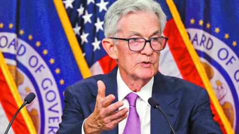 FILE PHOTO: Federal Reserve Board Chair Jerome Powell holds a press conference following a two-day meeting of the Federal Open Market Committee on interest rate policy in Washington, U.S., September 18, 2024. REUTERS/Tom Brenner/File Photo