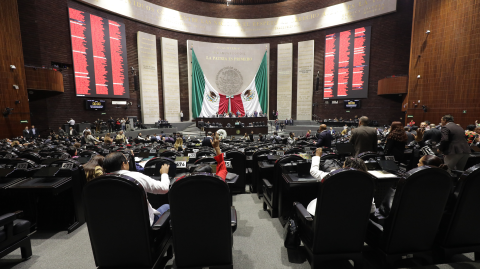 El Pleno de la Cámara de Diputados arrancaron con el debate de las leyes secundarias de la reforma al Poder Judicial.