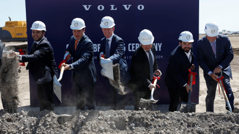 Arranca la construcción de la planta de Volvo en Ciénega de Flores, Nuevo León.