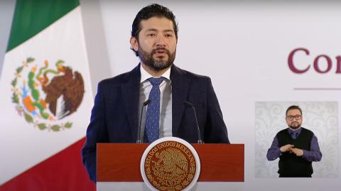 Marath Bolaños, secretario del Trabajo.