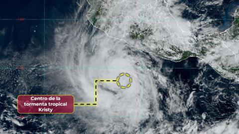 Tormenta tropical Kristy.