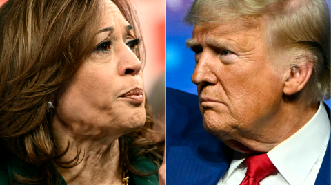 Kamala Harris y Donald Trump, candidatos a la presidencia de Estados Unidos.