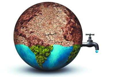 World Water Day Concept. Every Drop Matters. GROUNDWATER - MAKING THE INVISIBLE VISIBLE. Water day 2022 3d concept. World Earth day, environment day, and global warming concept.