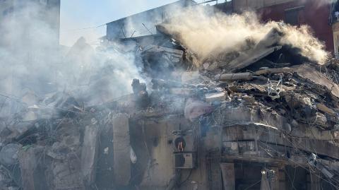 Israel realizó ataques en Beirut y la Franja de Gaza. Foto: Reuters.