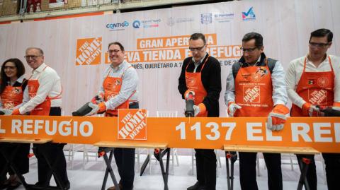 Inauguración de Home Depot Querétaro.