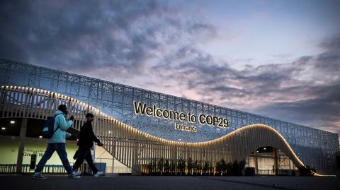 La COP29 debe demostrar que la cooperación mundial "no está en punto muerto", declaró el jefe del organismo de la ONU para el Clima, Simon Stiell.