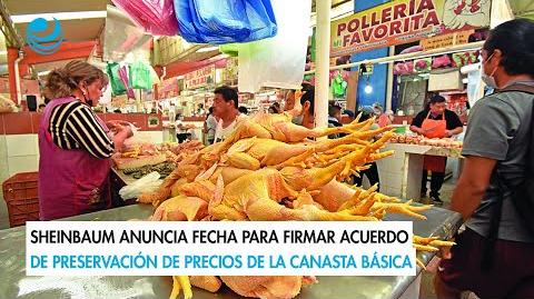 El convenio da continuidad al llamado Pacic (Paquete Contra la Inflación y la Carestía) que puso en marcha durante su gestión el ahora expresidente Andrés Manuel López Obrador.

Para más información del tema, visita: https://www.eleconomista.com.mx/empresas/sheinbaum-anuncia-fecha-firmar-acuerdo-preservacion-precios-canasta-basica-20241111-733712.html

¡Síguenos en nuestras redes sociales para mantenerte informado!

Twitter: https://twitter.com/eleconomista 
Facebook: https://www.facebook.com/ElEconomista.mx
Instagram: https://www.instagram.com/eleconomistamx
LinkedIn: https://www.linkedin.com/company/el-economista/

#ElEconomista #EETV