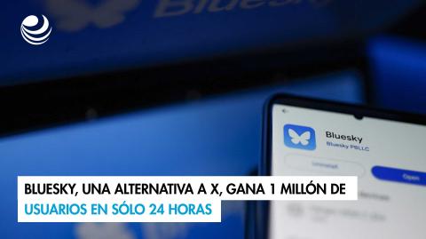 La red cuenta con 16 millones de usuarios, un fuerte crecimiento para una plataforma que contaba con 10 millones a mediados de septiembre.

Para más información del tema, visita: https://www.eleconomista.com.mx/tecnologia/bluesky-alternativa-x-gana-1-millon-usuarios-24-horas-20241115-734353.html

¡Síguenos en nuestras redes sociales para mantenerte informado!

Twitter: https://twitter.com/eleconomista 
Facebook: https://www.facebook.com/ElEconomista.mx
Instagram: https://www.instagram.com/eleconomistamx
LinkedIn: https://www.linkedin.com/company/el-economista/

#ElEconomista #EETV