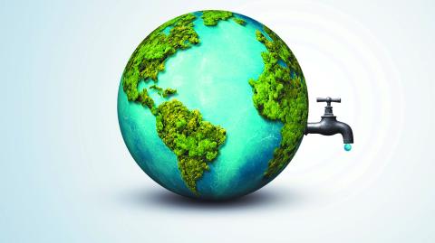 Accelerating Change - World Water Day and World Toilet Day 2023 3d Concept. Every Drop Matters. Saving water and world environmental protection concept- Environment day