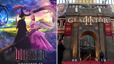 Wicked y Gladiador 2 se estrenan este fin de semana en cines de Estados Unidos y otros rincones del mundo.