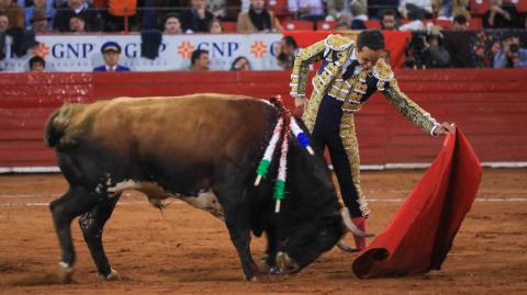 El matador Juan Pablo Sánchez en su participación en la Plaza México