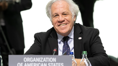 Luis Almagro, secretario general de la Organización de los Estados Americanos.