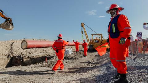 Desarrollo de infraestructura en Tamaulipas.