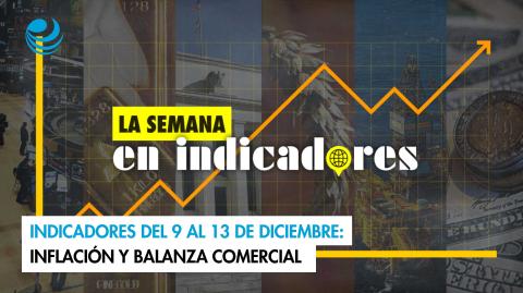 A nivel local, durante esta semana se difundirá la actualización de los informes sobre precios al consumidor y al productor, balanza comercial, viajeros internacionales y confianza del consumidor, así como el Reporte de Estabilidad Financiera que publica semestralmente el Banco de México.

Para más información del tema, visita: https://www.eleconomista.com.mx/mercados/indicadores-9-13-diciembre-inflacion-y-balanza-comercial-20241209-737451.html

¡Síguenos en nuestras redes sociales para mantenerte informado!

Twitter: https://twitter.com/eleconomista 
Facebook: https://www.facebook.com/ElEconomista.mx
Instagram: https://www.instagram.com/eleconomistamx
LinkedIn: https://www.linkedin.com/company/el-economista/

#ElEconomista #EETV