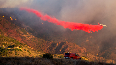 El incendio bautizado Franklin se desató la noche del lunes y hasta la noche de este martes había consumido más 1,150 hectáreas en la localidad.