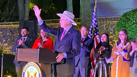 Ken Salazar, embajador de Estados Unidos en México.