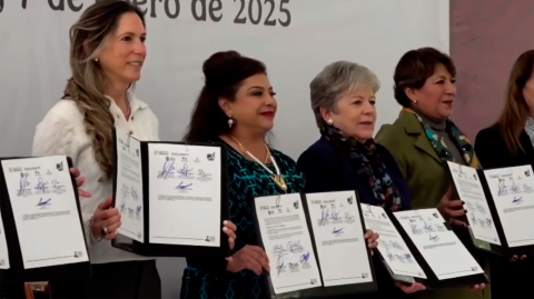 Firma de convenio para la protección del Bosque de Agua.