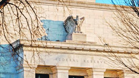 FILE PHOTO: The Federal Reserve building in Washington, U.S., January 26, 2022. REUTERS/Joshua Roberts/File Photo