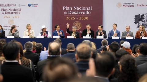 Foro de Gobernanza con Justicia y Participación Ciudadana del Plan Nacional de Desarrollo 2025-2030, en Querétaro.