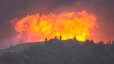 Incendios en Los Ángeles.