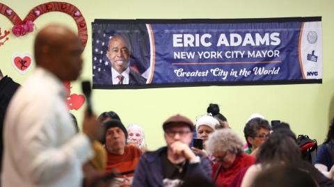 Alcalde de Nueva York, Eric Adams.