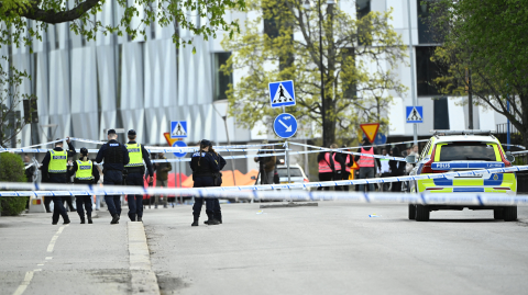 El tiroteo se produjo en el centro de Uppsala.