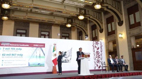 El director general de la Conagua, Efraín Morales López, presentó las acciones del organismo como parte del Plan México.