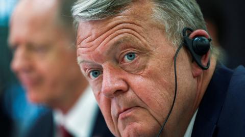 Lars Løkke Rasmussen, ministro de Relaciones Exteriores danés. Foto: Reuters