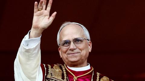 León XIV fue electo como nuevo Papa este jueves 8 de mayo. Foto: Reuters