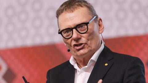 James Robinson, Premio Nobel de Economía 2024, en su participación en la 88 Convención Bancaria