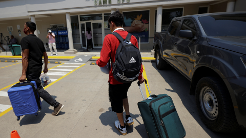 Migrantes que accedieron a ser deportados de Estados Unidos.