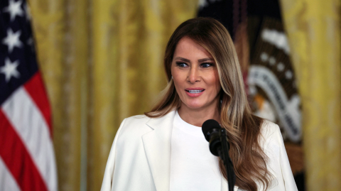 Melania Trump, primera dama de Estados Unidos.