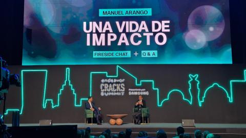 Manuel Arango invita a los emprendedores a seguir innovando y no perder la creatividad.