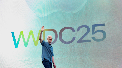Tim Cook en la Conferencia Mundial de Desarrolladores anual.