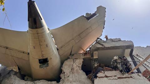 Accidente aéreo en India