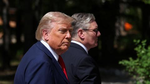 La Casa Blanca informó que el presidente Donald Trump dejará la cumbre de líderes del G7 en Canadá este lunes. Foto: AFP