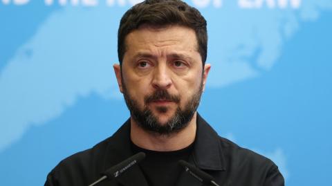 Volodimir Zelenski, presidente de Ucrania. Foto: AFP